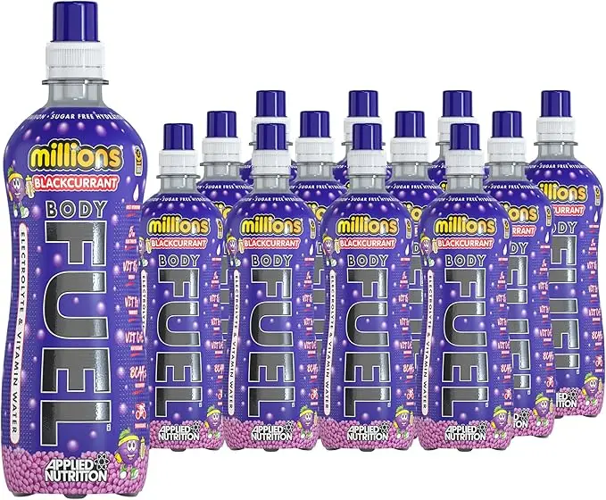 BODY FUEL ELECTROLYTE WATER - 12x500ml - MILLIONS BLACKCURRANT    mourixa qatar 3.webp