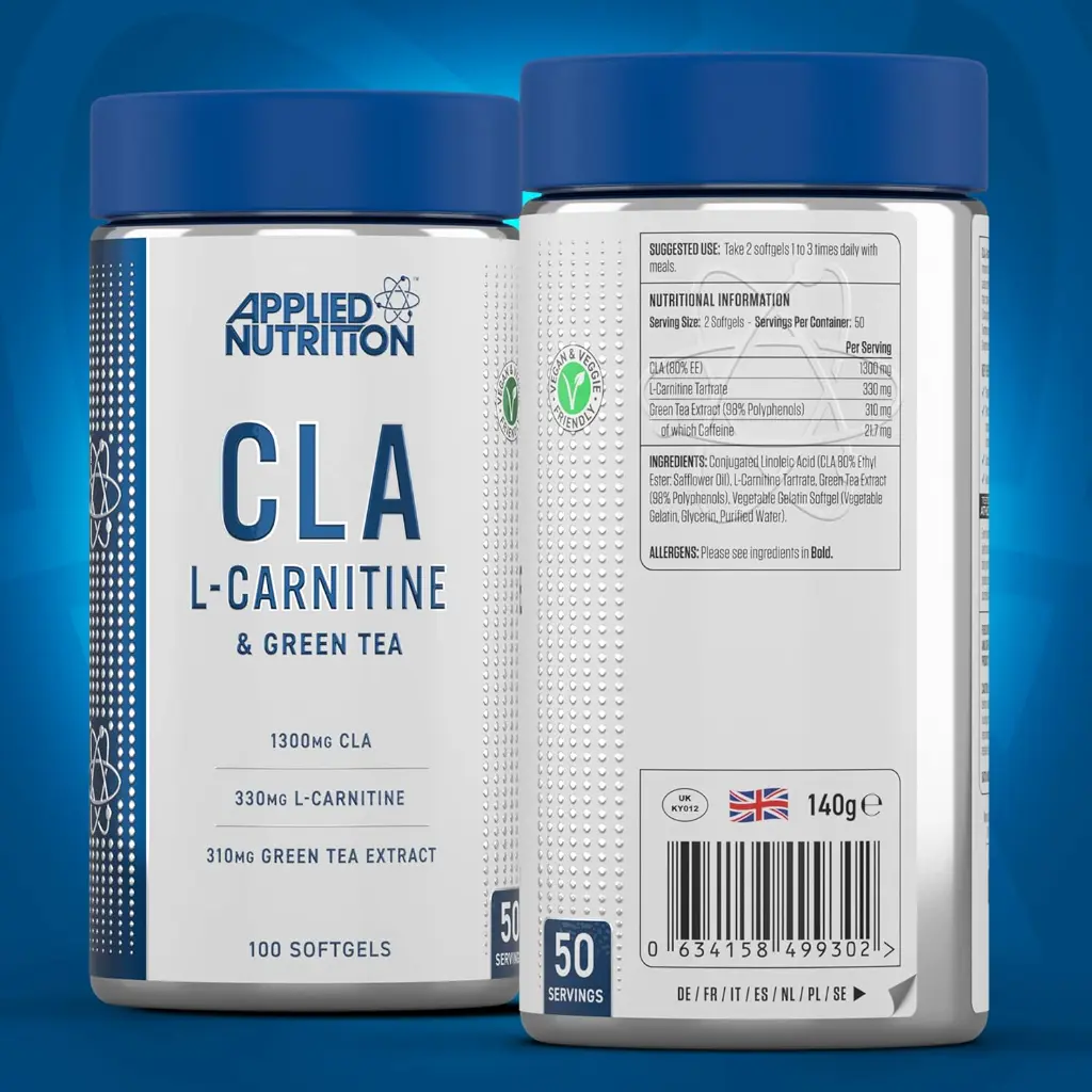 CLA L-CARNITINE & GREEN TEA - 100 SOFT V GELS mourixa qatar 6.webp