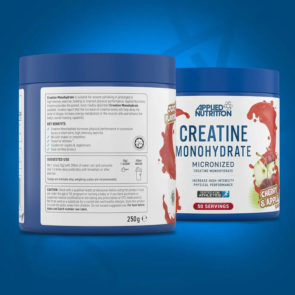 CREATINE MONOHYDRATE 250MG - CHERRY & APPLE mourixa qatar 3.webp