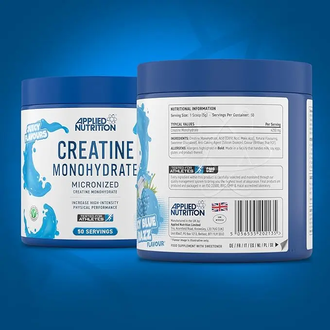 CREATINE MONOHYDRATE 250MG - ICY BLUE RAZZ mourixa qatar 1.webp