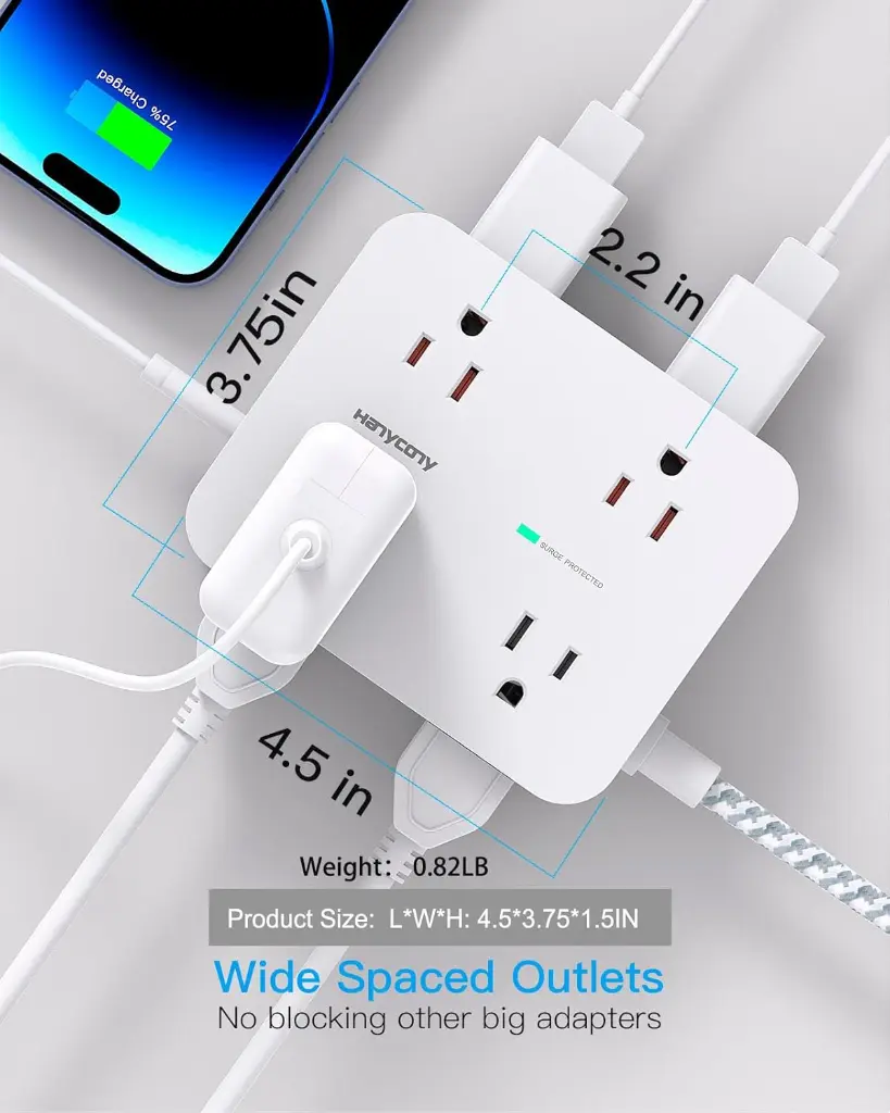 Mourixa-Surge Protector Power Strip - HANYCONY-04.webp