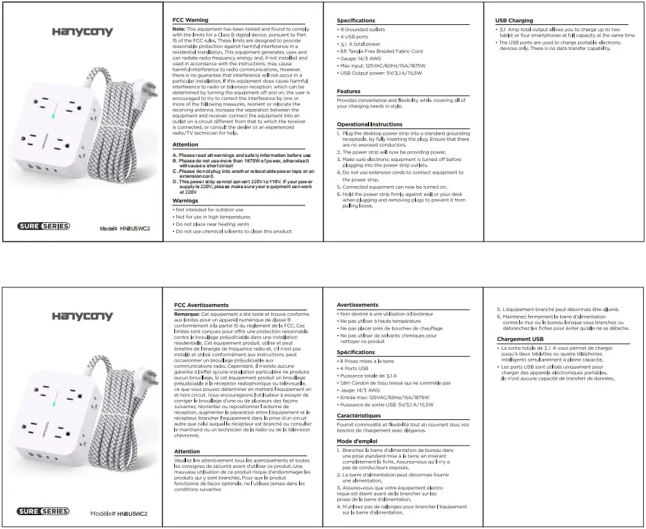 Mourixa-Surge Protector Power Strip - HANYCONY-09.webp
