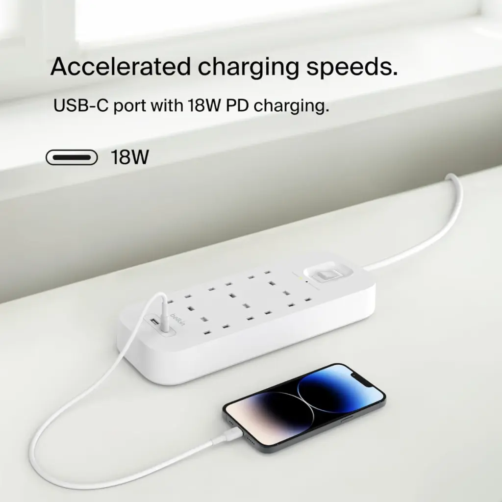 Belkin 6-Outlet Surge Protector 18W, USB-A and USB-C Ports, 2M Cord (2)-1200x1200 mourixa qatar.webp