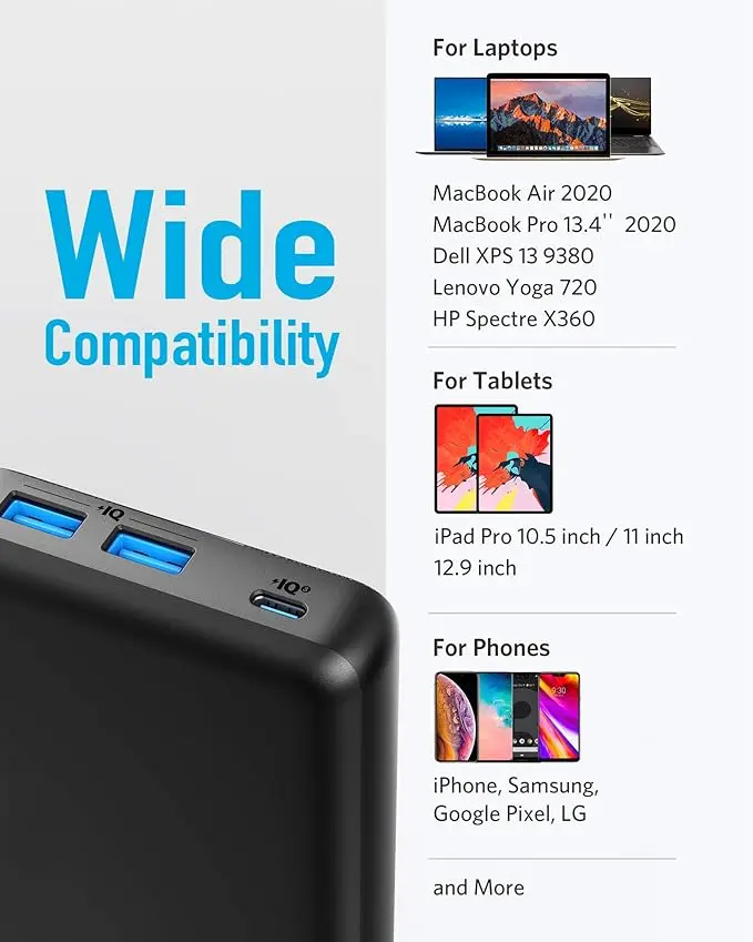 Anker PowerCore III Elite 19200mAh Power Bank 60W Black mourixa qatar 4.webp