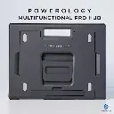 Powerology Holders And Stands Multi-Functional Pro Hub Laptop Stand Supports 5Gbps 3.0 USB Black [PWPROHUB-BK] mourixa qatar.webp