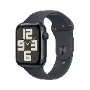 Apple Watch SE 2024 Midnight Aluminium Case with Midnight Sport Band