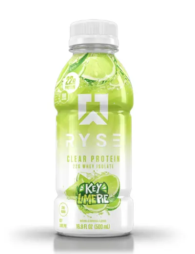 RYSE Clear Protein Shake - Key Lime Pie - Refreshing Ready-to-Drink Beverage