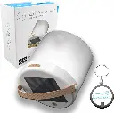 Luci Connect Smart Solar Light & Mobile Charger with Phone App to Control Lighting Bundle with a Lumintrail Keychain Light