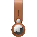 Apple AirTag Leather Loop – Saddle Brown