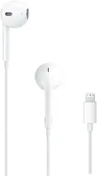 Apple EarPods Headphones with Lightning Connector, Wired Ear Buds for iPhone with Built-in Remote to Control Music, Phone Calls, and Volume