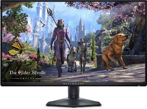 [AW2725QF] Dell Alienware AW2725QF Gaming Monitor, 27" IPS Display, Up to 4K UHD Resolution, Up to 360Hz Refresh Rate, 0.5ms (GtG) Response Time, NVIDIA G-Sync Technology, Black | 210-BNHT