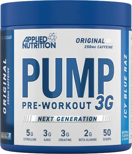 [TPS004] Applied Nutrition Pump 3G Pre-Workout, Icy Blue Raz - 375g