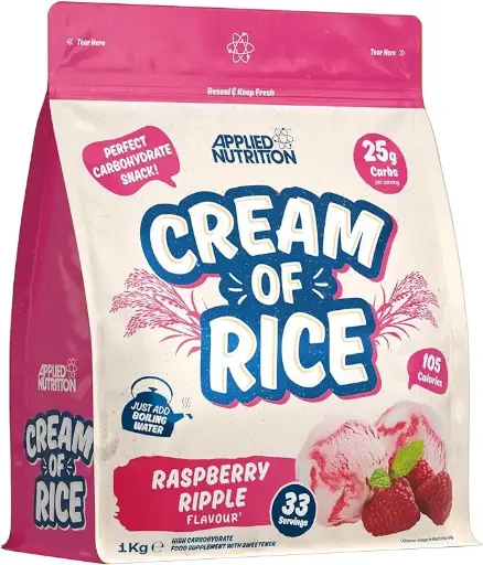 [TPS032] CREAM OF RICE 1KG RASPBERRY RIPPLE