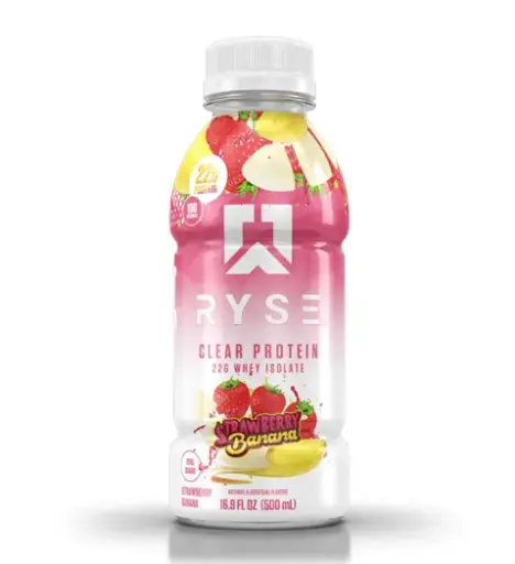 [TPS064] RYSE Clear Protein Shake - Strawberry Banana - Ready-to-Drink Beverage 500ML