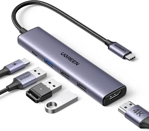 [Revodok 105] UGREEN Revodok 105 USB‑C Hub (5‑in‑1)